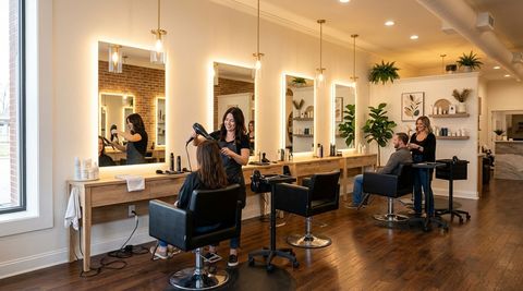 Illustration of Smitty & Co Hair Styling, beauty salon in West Plains, MO